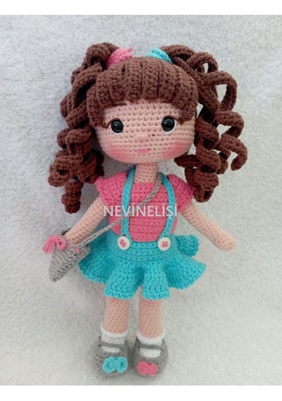 Amigurumi Ayşe Bebek Çok Renkli