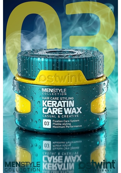 Ostwint Menstyle Collection 03 Saç Şekillendirici Keratin Care Wax 150 ML