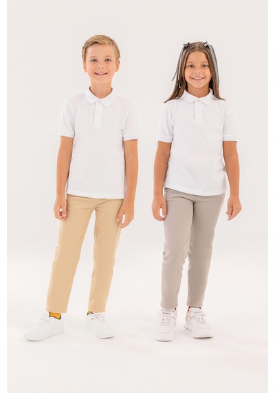 Kinetix Ku Basıc 11kds03 4pr Beyaz Unisex Çocuk Kısa Kol T-shirt 000000000101939043 Beyaz