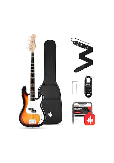 Donner Dpb-510S Bas Gitar Paketi (Sunburst)