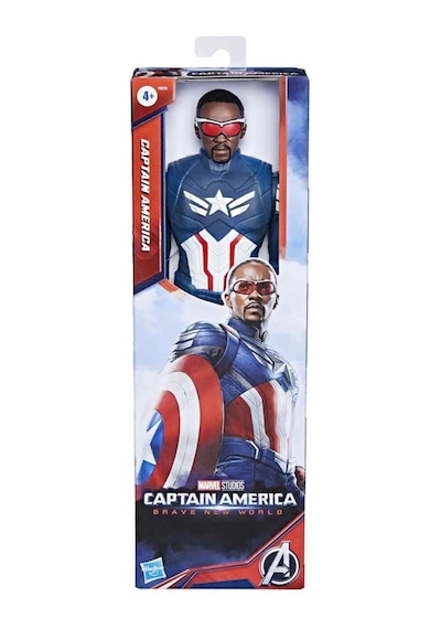 Marvel Titan Hero Captain America Brave New World Aksiyon Figürü 30 Cm F9276 Cicciobello