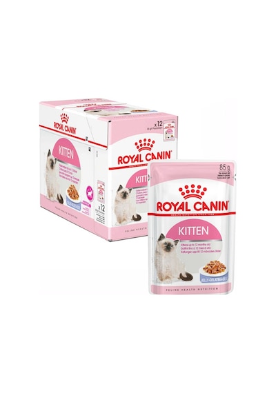 Royal Canin 85Gr KITTEN JELLY Yavru Yaş Kedi Maması 12Adet