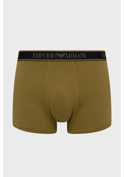 Emporio Armani Logolu 3 Pack Boxer Erkek Boxer Em000259 Af25019 Mb242 Lacivert-yeşil-açık Mavi