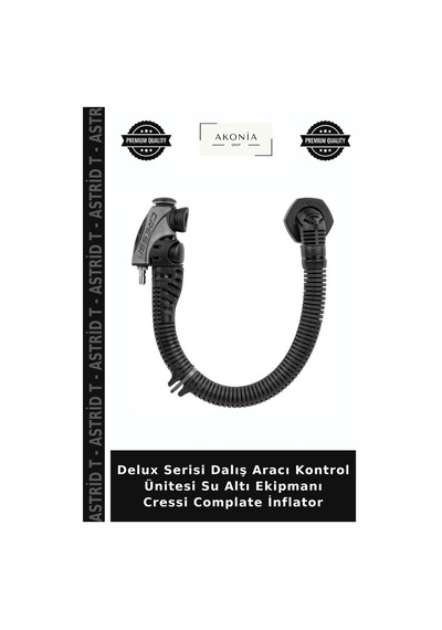 Delux Serisi Dalış Aracı Kontrol Ünitesi Su Altı Ekipmanı Cressi Complate İnflator Standart