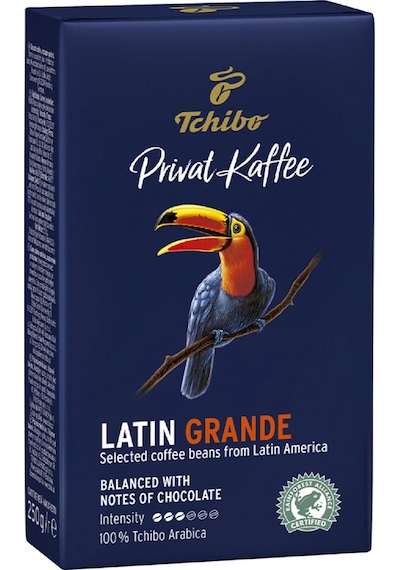 Tchibo Privat Kaffee Latin Grande Öğütülmüş Filtre Kahve 250 Gr. Filtre