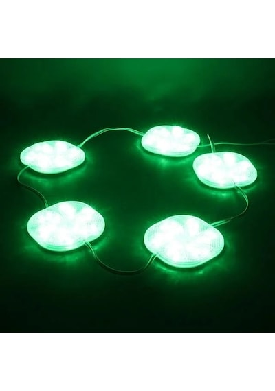 Powermaster Pm-14707 12 Volt 3 Watt Yeşil Sabit 6565-2835 Modül Led 65x65x12mm