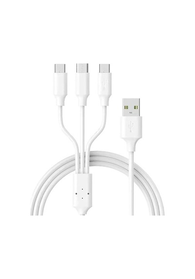 Winex Ca107 3In1 Micro, Lightning, Type-C Data Şarj Kablosu 3.4A