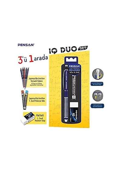 Pensan Iq Duo Mavi 0.5 Mm Set Versatil