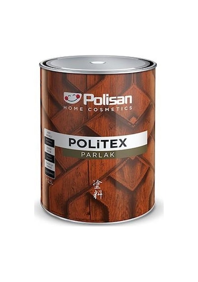 Politex Lüx Ahşap Koruyucu Vernik Ceviz Parlak 2.5 L