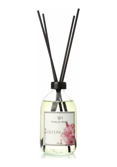 Vivaldi Home Lilyum Çiçeği Çubuklu Oda Kokusu Esansiyel Uçucu Yağ 100 ML
