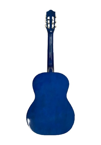 Klasik Gitar Tam Boy 4/4 Mavi Gölgeli Sap Ayarlı Üst Kalite
