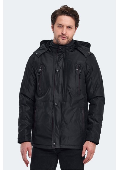 Slazenger Hold Erkek Mont Siyah