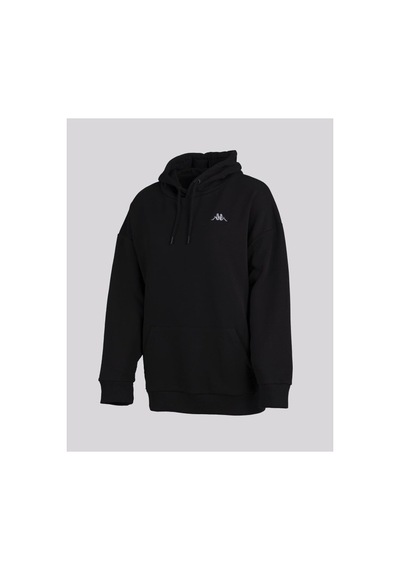 Kappa Logo Tallyn Kadın Siyah Regular Fit Eşofman Üst
