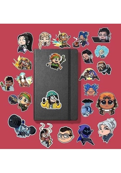 Valorant Paketi/bullet Journal Defter Çıkartma Ajanda Laptop Etiket, 8687768568236 Diğer