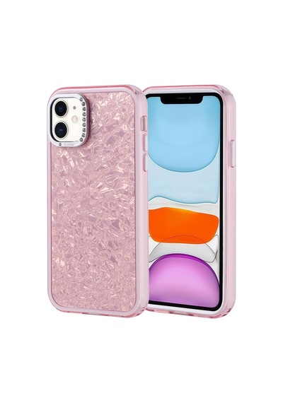 Apple iPhone 11 İle Uyumlu Kılıf Pembe Kapi Kapak Taşlı Apple iPhone 11 İle Uyumlu, Pembe Sku: Zeusb0fdqtzkv6