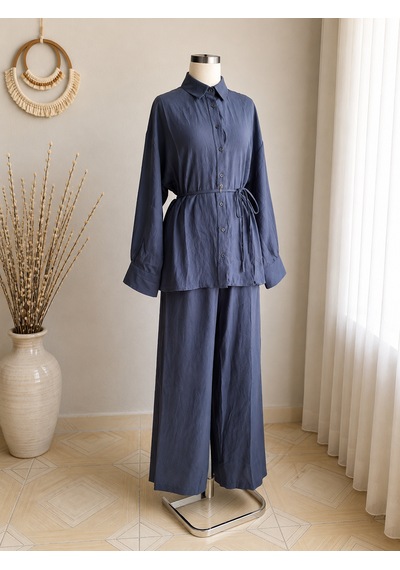 Viya Style Lacivert Alt-üst Takım