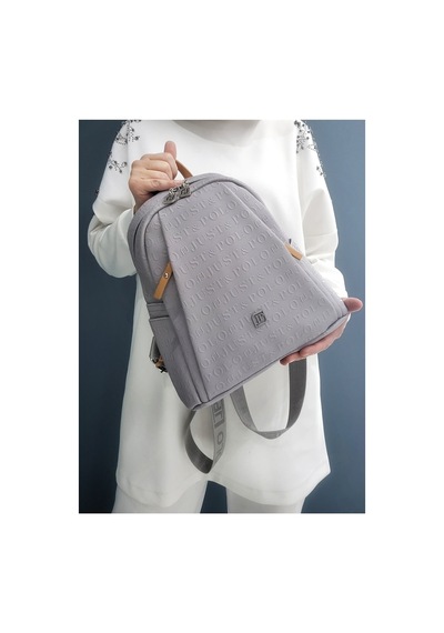 Gri 4040 Cuzdanli Orijinal Just Polo Kadin 9 Bolmeli Orta Boy Sirt Cantasi 31x29 Cm Gri - Camel