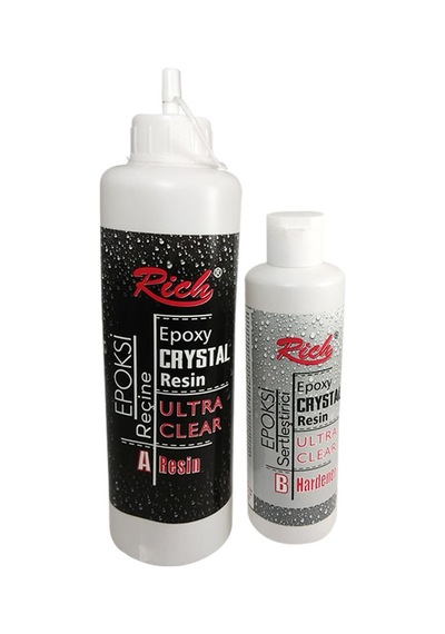 Rich Epoxy Crystal Reçine Seti