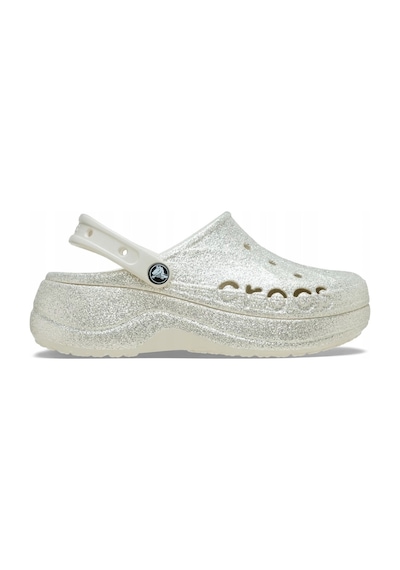 Crocs Baya Platform Glıtter Kadın Terlik 208459-160 Krem