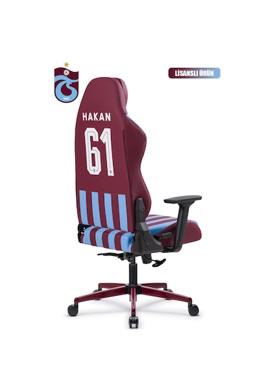 Fanchair X Trabzonspor Çubuklu Lisanslı Oyuncu Koltuğu-47 Bordo