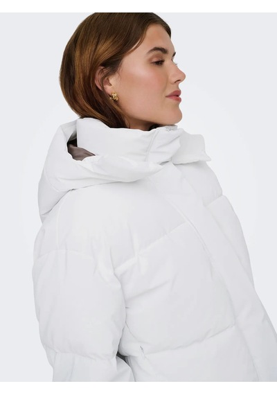 Only Onldixie Life Puffer Kadın Şişme Mont 15349122 Beyaz