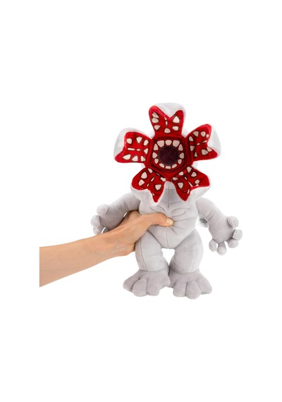 Stranger Things Demogorgon Elektronik Pelüş 30 Cm Sesli Açılan Ağızlı Lisanslı Oyuncak Gri