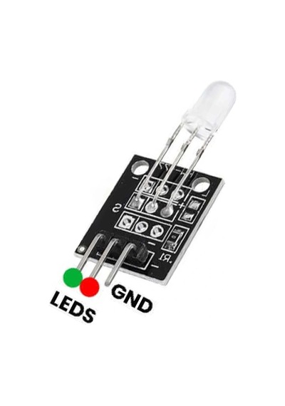 Çift Renk 3mm Led Modülü Ky-011 Kırmızı+yeşil