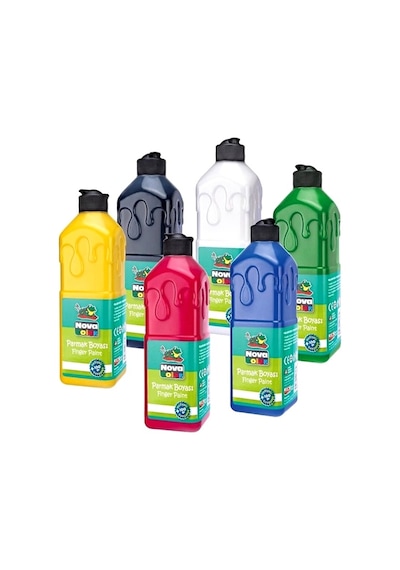 Nova Color Parmak Boyası 180gr 6lı Çok Renkli