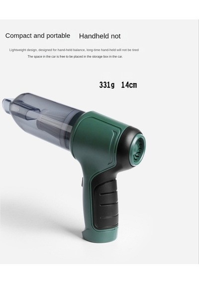 Konsol Plus HL-107 120 W Elektrikli Araba Süpürgesi Yeşil