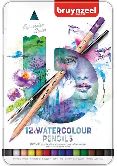 Bruynzeel Expression Series Sulu Boya Kalem Seti 12Li 60313012