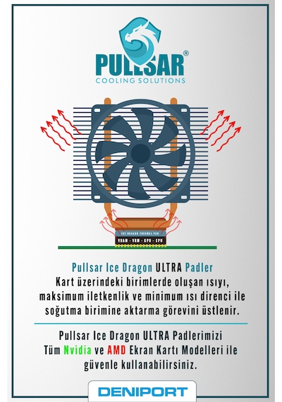 Pullsar Ice Dragon Ultra Termal Pad 100 x 50 x 0.50 MM 20.0 W/M x K