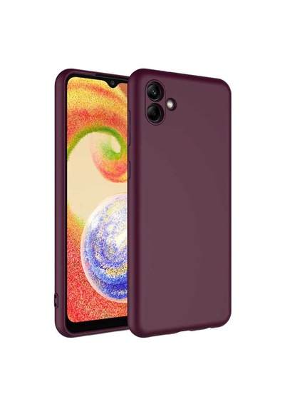 Galaxy A04 Kılıf Zore Mara Lansman Kapak Koyu Mor