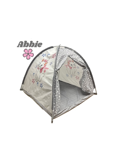 Abbie Beyaz Minnoş Oyun Çadırı Beyaz Gri