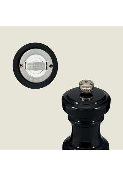 Cole & Mason H233066 Hoxton Parlak Siyah Tuz Değirmeni 104mm Çok Renkli