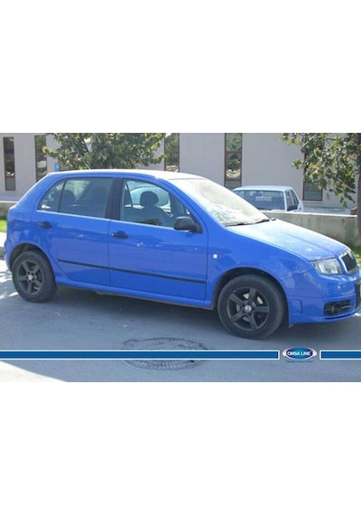 Skoda Fabia 1 Krom Cam Çıtası 4 Parça 2000-2007 Arası