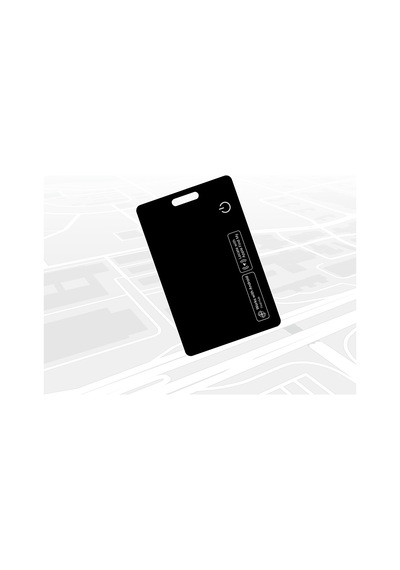 Micflip P105 Suya Dayanıklı Apple Uyumlu iOS Ve Android Cihazlar İçin Wireless Şarj Özellikli Akıllı Kart Siyah