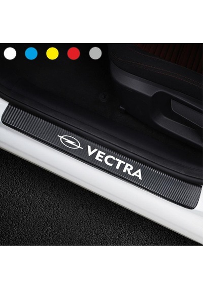Opel Vectra Için Karbon Kapı Eşiği Sticker ( 4 Adet )