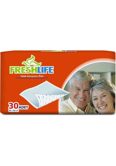Freshlife Yatak Koruyucu Örtü 60x90 30 Adet 1x30 Paket Standart