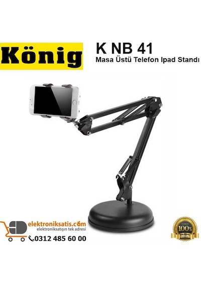 König K Nb 41 Masa Üstü Telefon Apple Uyumlu iPad Standı