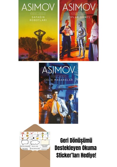 Şafağın Robotları Robot Serisi 3. Kitap + Çıplak Güneş Robot Serisi 2. Kitap + Çelik Mağaralar Robot Serisi 1. Kitap