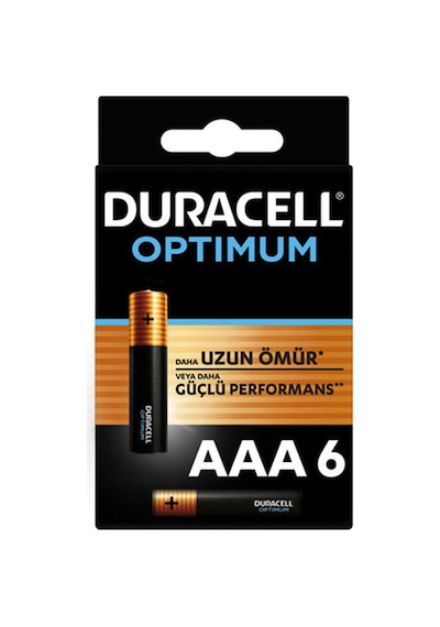 Duracell Optimum İnce Kalem 6'lı Aaa