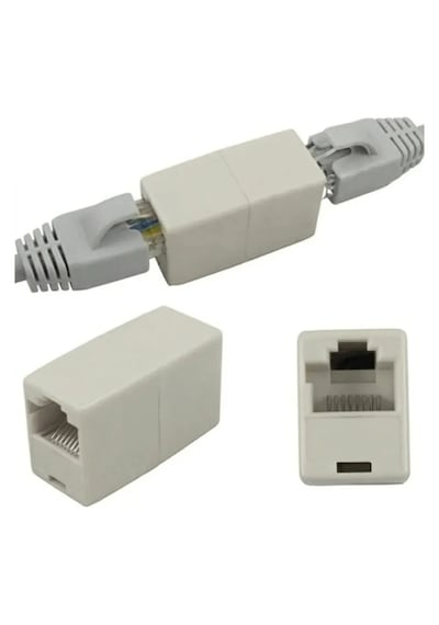 Alfais Zey Alfais 4438 Cat5 Cat6 Uzatma Rj45 Kablo Ekleyici 5 Li Paket Yüksek Performanslı Bağlantı