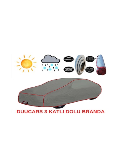 3 Katlı Dolu Darbe Koruyucu Opel Vectra Araba Brandası Oto Branda Araba Çadırı
