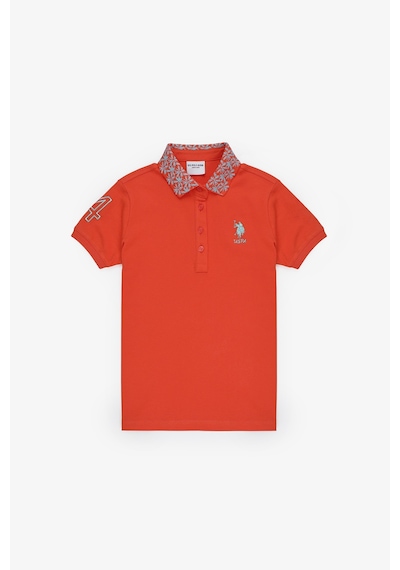 U.S. Polo Assn. U.s. Polo Assn. Kız Çocuk Nar Çiçeği Tişört Basic 50320284-vr039 Nar Cıcegı