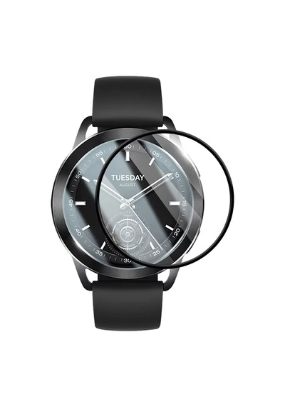 Forzacase Xiaomi Watch S3 İçin Çerçeveli Tam Kaplayan 3d Pet Ekran Koruyucu Film - Fc016 Şeffaf