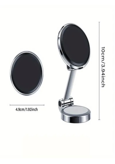 T-93 360 Dönebilen Zink Metal Çinko Alaşımlı Manyetik Araç İçi C
