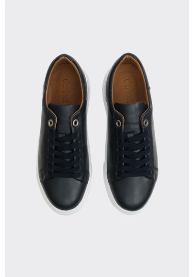 Derinet Hakiki Deri Desenli Kadın Sneaker Laci Laci