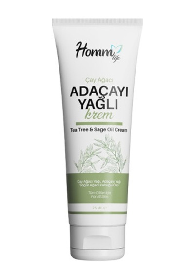 Homm Life Çay Ağacı Adaçayı Yağlı Krem 75 ML