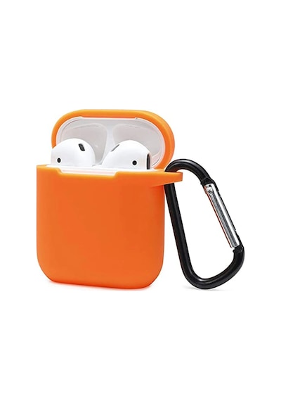 Newface - 123 - Airpods 2 2.nesil Sert Silikon Kılıf - Edntrend - - Turuncu