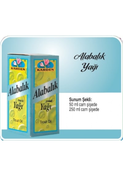 Karden Alabalık Yağı 50 ML